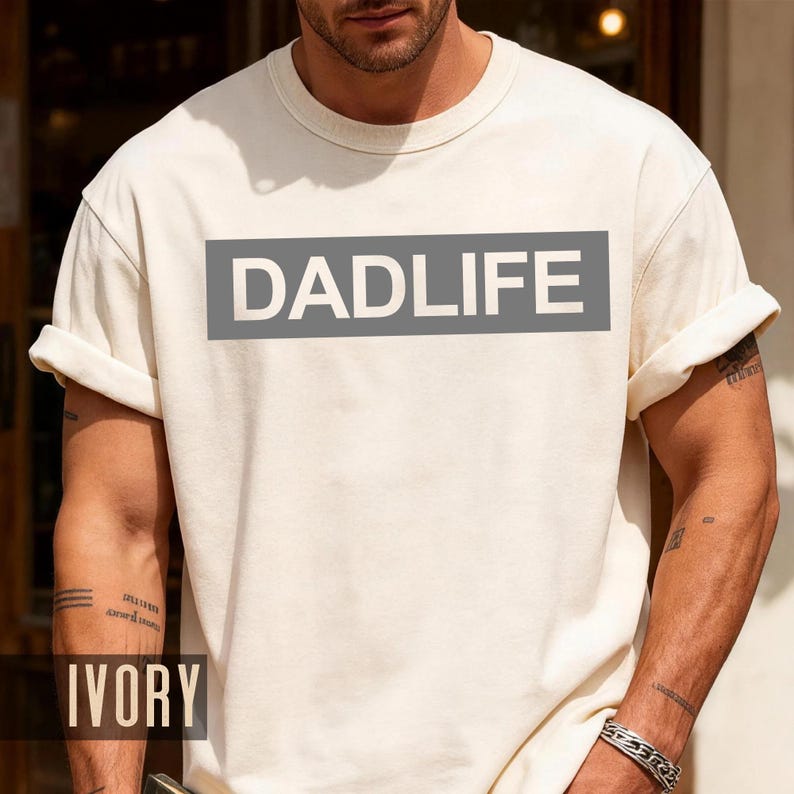 Dad Life Shirt, Fathers Day Gift, Comfort Colors Tee image 3
