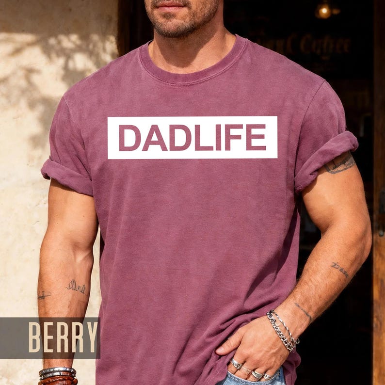 Dad Life Shirt, Fathers Day Gift, Comfort Colors Tee image 10