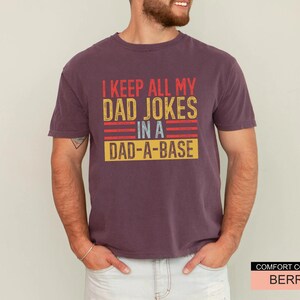 Dad Jokes T-Shirt, Dad-a-Base Shirt, Father's Day Gift image 9