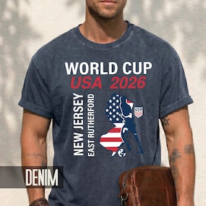 New Jersey East Rutherford Map World Cup USA 2026 Shirt, Soccer Fan Apparel Tee image 11