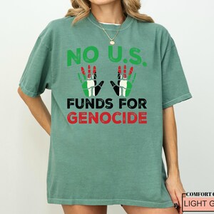 Free Palestine Shirt: Profits Donated Gaza, Comfort Colors Tee image 8