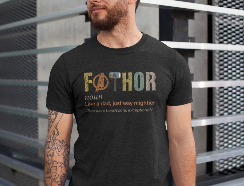 Fathor Shirt, Dad shirt, Shirt for dad, Father's Day Tee Shirt, Dad Gifts from Daughter image 1