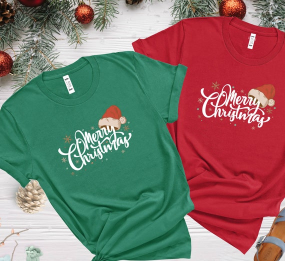 red and green christmas shirt