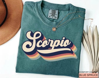 Retro Scorpio Zodiac Shirt: Vintage Birthday Tee