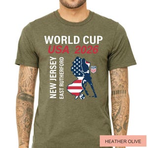 New Jersey East Rutherford Map World Cup USA 2026 Shirt, Soccer Fan Apparel Tee image 12
