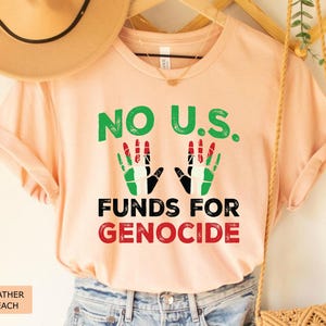 Free Palestine Shirt: Profits Donated Gaza, Comfort Colors Tee image 4