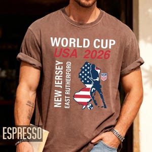 New Jersey East Rutherford Map World Cup USA 2026 Shirt, Soccer Fan Apparel Tee image 10