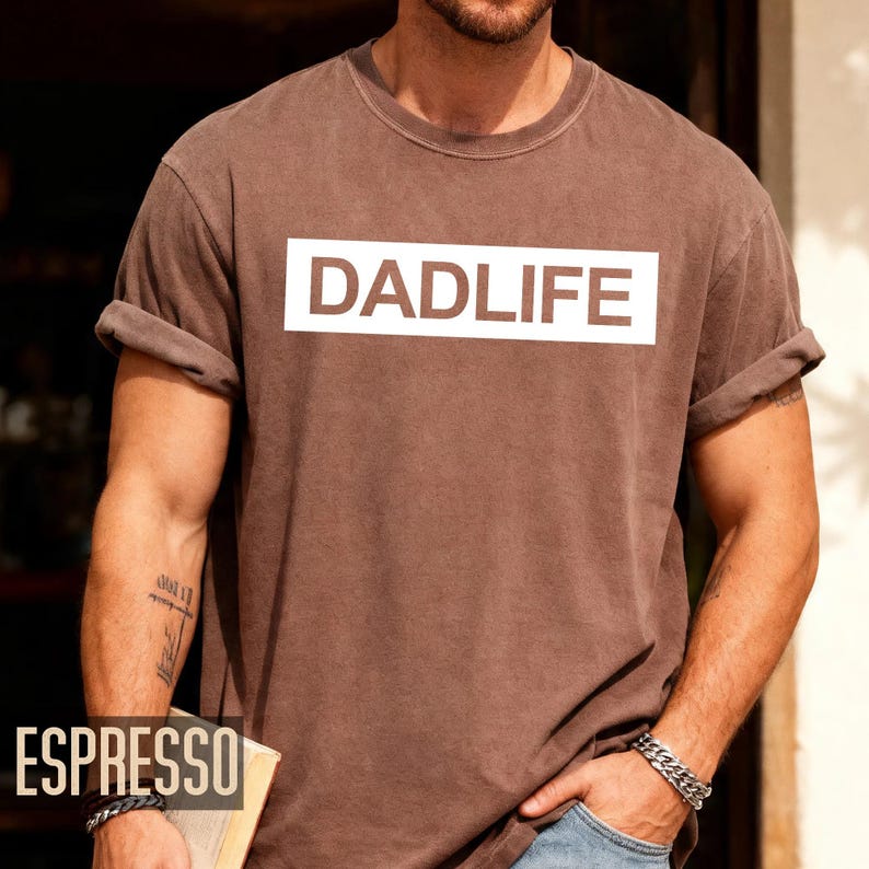 Dad Life Shirt, Fathers Day Gift, Comfort Colors Tee image 5