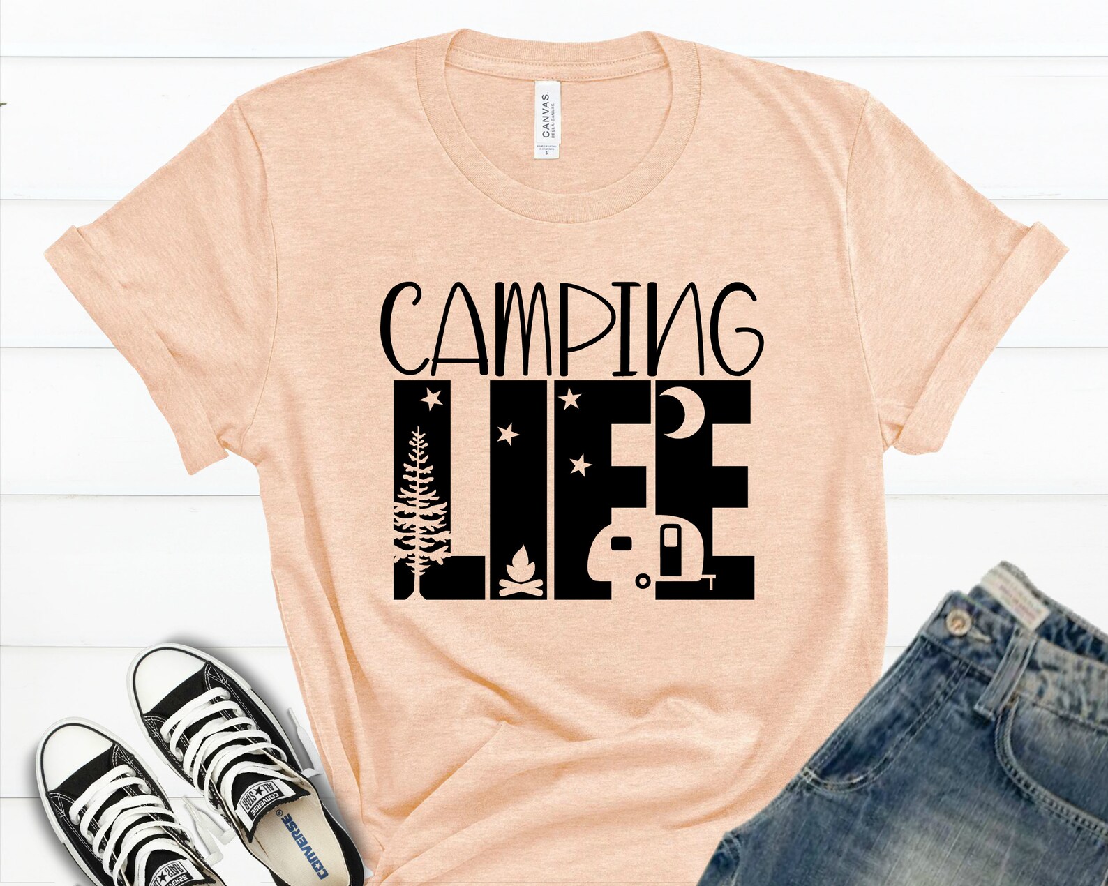 Camping Life Shirts Camp Life tshirt Camping Shirt Camper Etsy