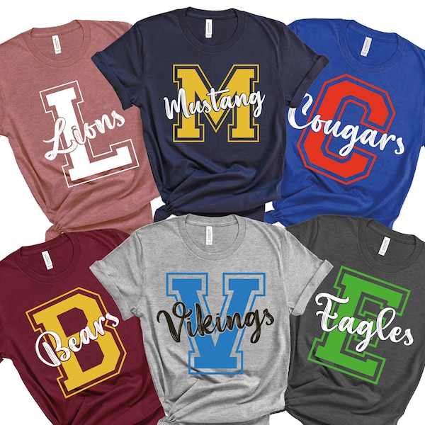 High School Mascot Etsy