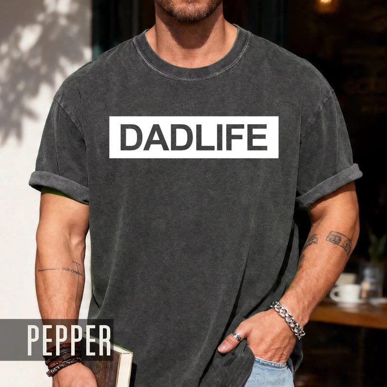 Dad Life Shirt, Fathers Day Gift, Comfort Colors Tee image 1
