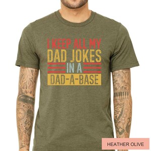 Dad Jokes T-Shirt, Dad-a-Base Shirt, Father's Day Gift image 10