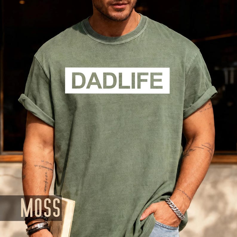 Dad Life Shirt, Fathers Day Gift, Comfort Colors Tee image 2