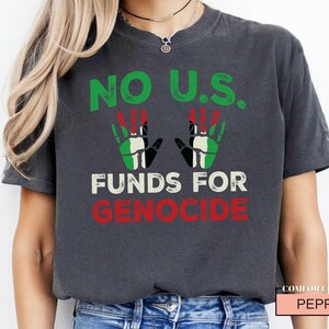 Free Palestine Shirt: Profits Donated Gaza, Comfort Colors Tee image 2