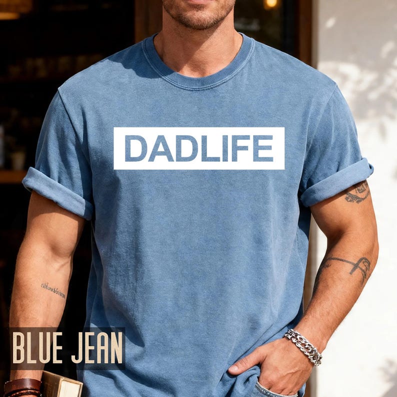 Dad Life Shirt, Fathers Day Gift, Comfort Colors Tee image 7