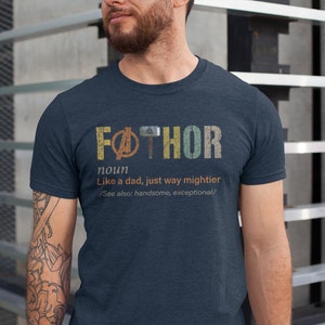 Fathor Shirt, Dad shirt, Shirt for dad, Father's Day Tee Shirt, Dad Gifts from Daughter image 2