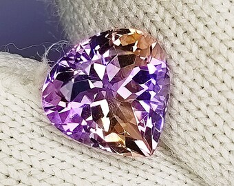 25X25X8 mm For Making Jewelry R-282 Stunning AAA Quality 100/% Natural Ametrine Heart Cabochon Loose Gemstone 37 Ct