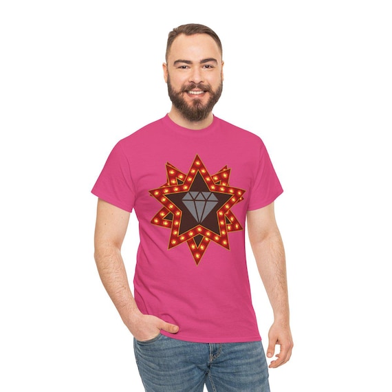 Handcrafted Diamond Star T-Shirt – Luminous Lights Designer Tee