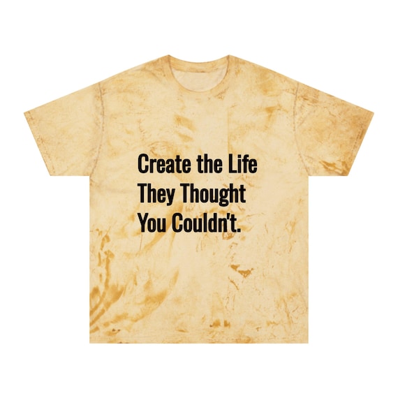 Empowering Graphic Tee – Color Blast Pigment Dye, Ring-Spun Cotton