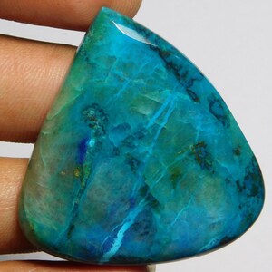 Shattuckite Gemstone Cabochon, Top Quality Natural &quot;Shattuckite&quot; Cabochons Shattuckite Loose semi precious Jewelry  (83Cts.40X38MM)