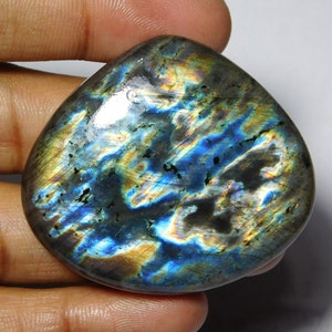 Labradorite Cabochons Spectrolite Labradorite Gemstone Labradorite Top Quality Loose stone Labradorite semi precious 157Cts.47X41MM)