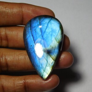 Multi labradorite Gemstone cabochon-Multi Flashy labradorite Gemstone Best Polished ,Handmade- jewelry Making Using stone  (82Cts.47X28MM)