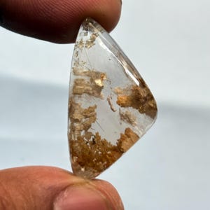 Garden quartz Cabochons Garden quartz Gemstone Garden quartz  Loose stone Garden quartz semi precious 38Cts.32X17MM)