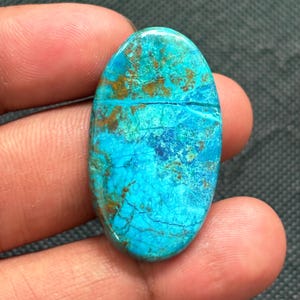 Natural Shattuckite Gemstone Top Quality Shattuckite Cabochon Shattuckite Loose semi precious Jewelry   40Cts.39X22MM)