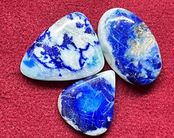 Afghanit-Edelstein-Cabochons: Steine für handgefertigten Schmuck, 83 Karat