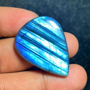 Multi labradorite Gemstone cabochon-Multi Flashy labradorite Gemstone Best Polished ,Handmade- jewelry Making Using stone  (60Cts.38X29MM)