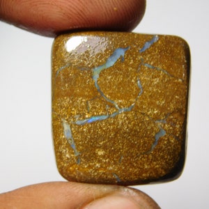 Boulder opal Gemstone Top Quality Boulder opal Cabochon Natural Boulder opal Loose semi precious Opal Jewelry making (29Cts.24X21MM)