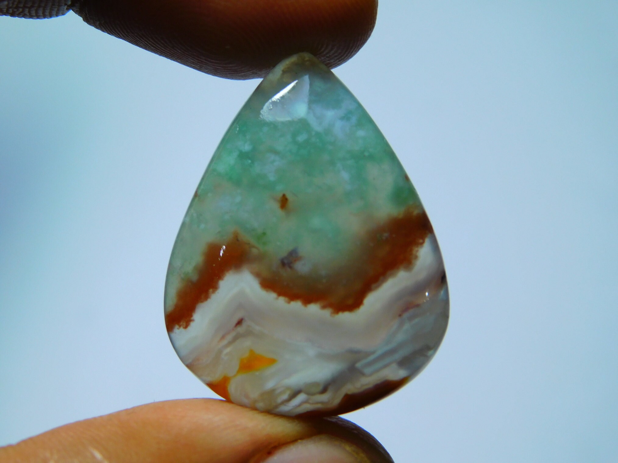 TopQualität grün Chalcedon Edelstein grün Chalcedon Cabochons Etsy