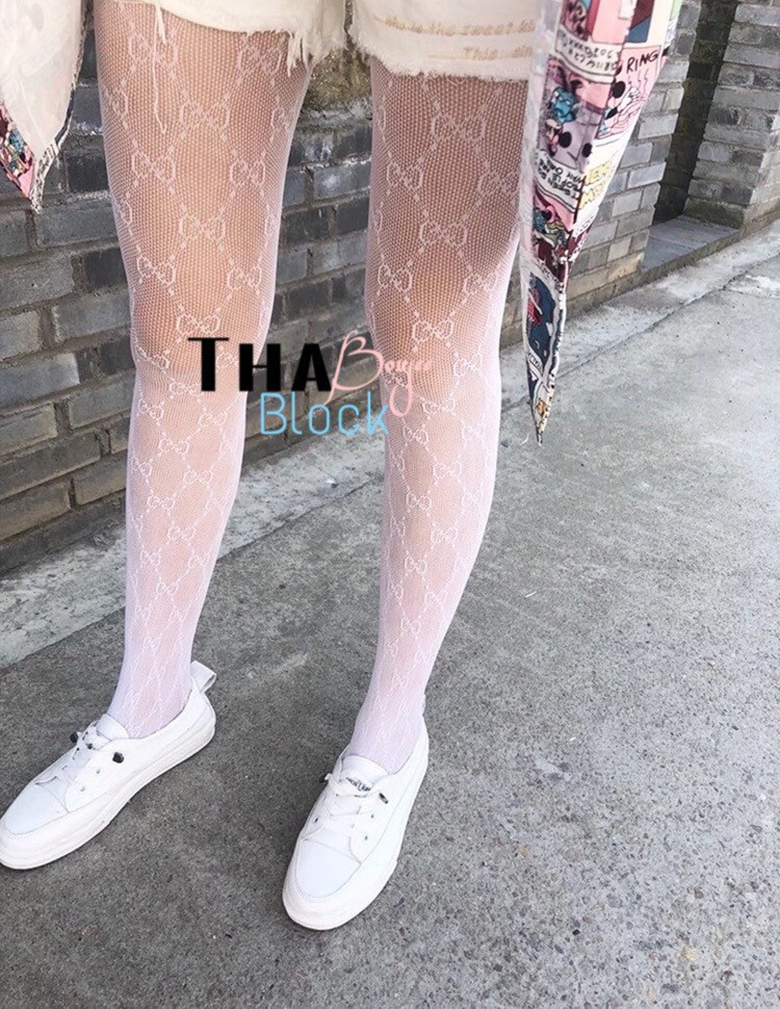 gg lace tights