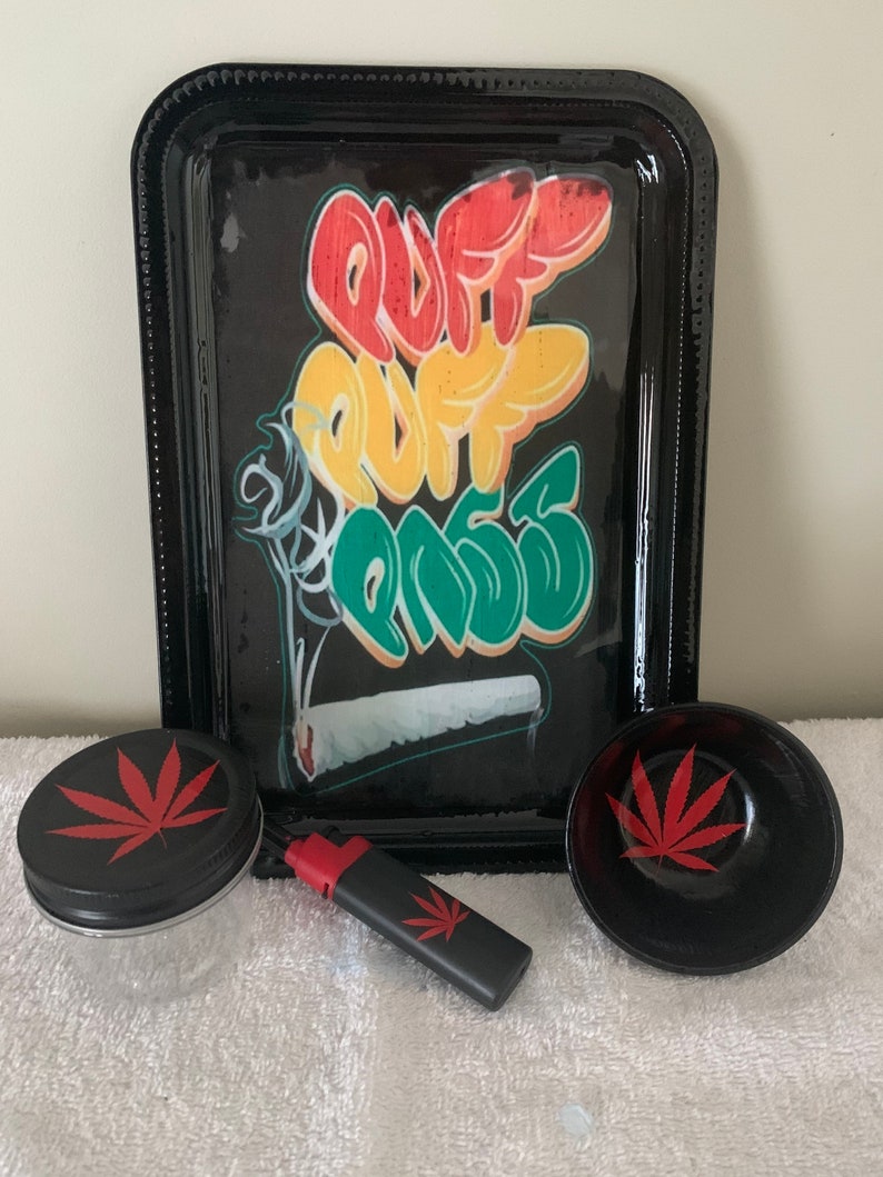 Custom Rolling Tray Set Etsy