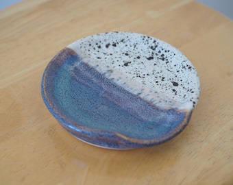 Spoon Rest - 4.5" wide - Handmade Wheel Thrown Ceramic Spoon Rest - Spoon Holder - Utensil Rest - Spoon Dish