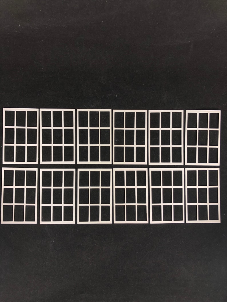 Rectangular Window Cutouts Rectangle Window Cutouts for Scrapbooking, Greeting Card Embellishments ...