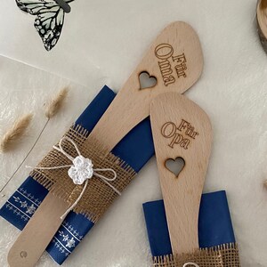 cucchiaio di legno per il nonno