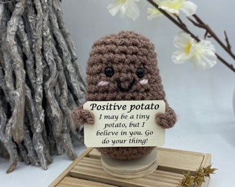 Emotional Potato, Positive Potato, Worry Eater crocheted