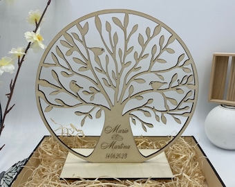 Regalo de dinero regalo de boda árbol de la vida árbol de la vida personalizado