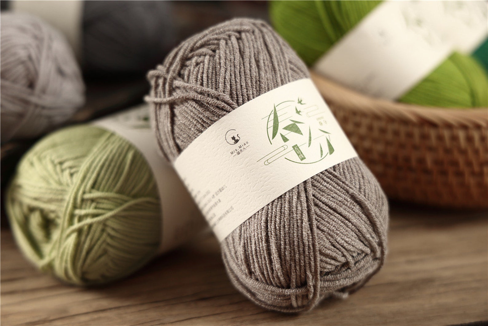 DK Cotton Yarn Blended Medium Modal Blend Yarn for Knitting Etsy