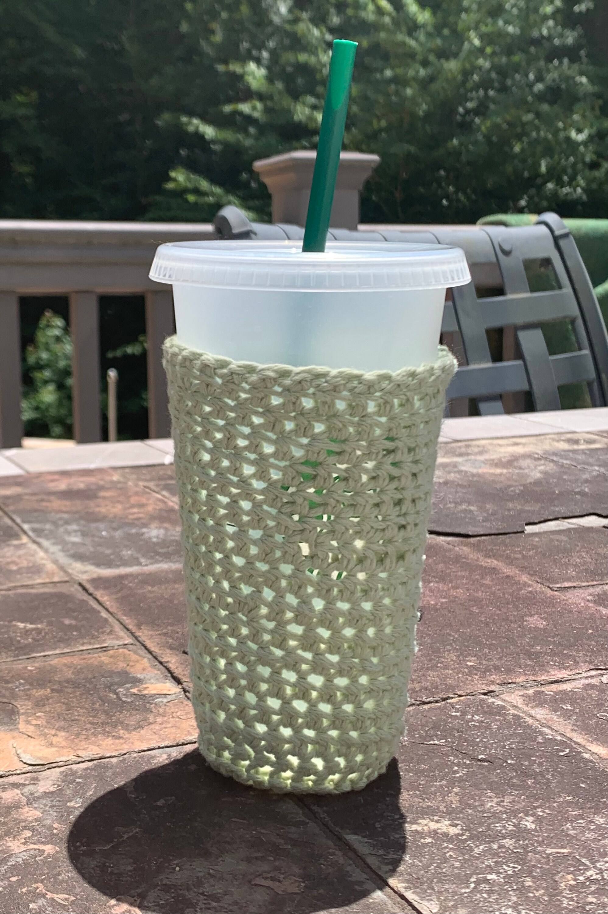 Iced Coffee Cup Cozy Fits 24 Oz Cup Etsy UK