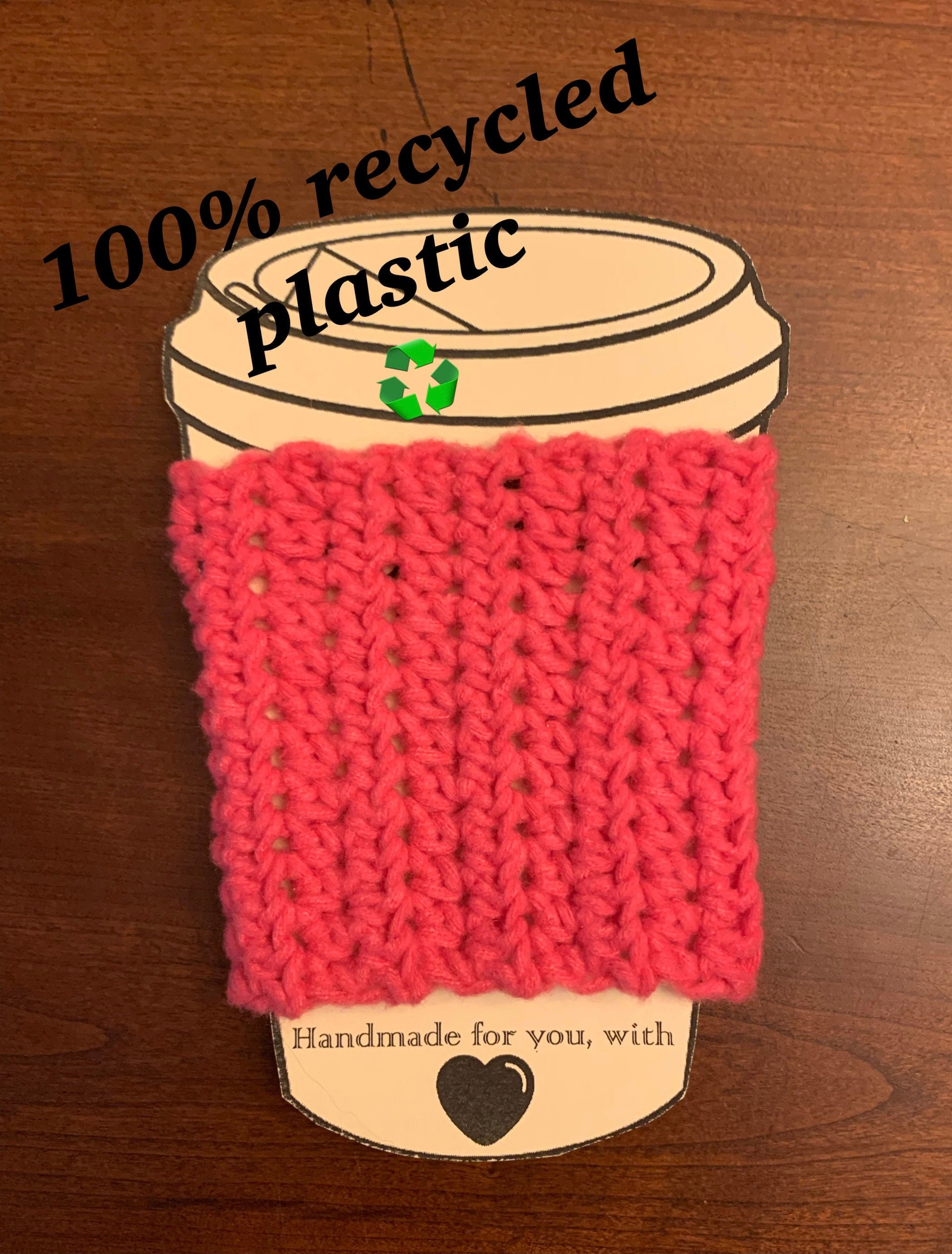 Travel Mug Cozy 100 Recycled Plastic Etsy UK