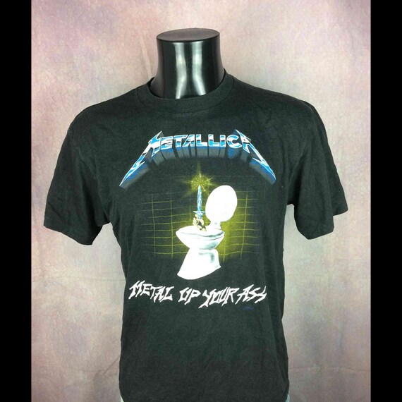 METALLICA T-Shirt Vintage 1985 Metal Up Your Ass W
