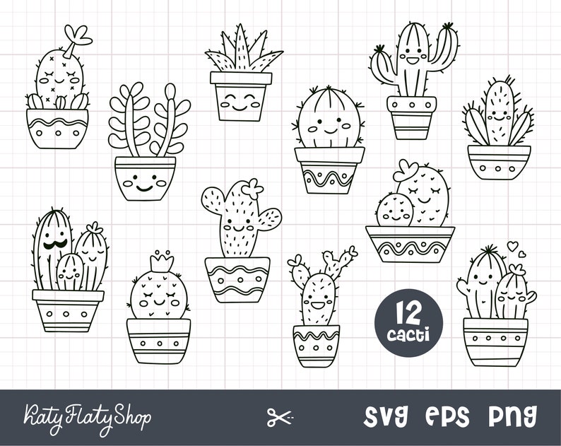 Free Free Cactus Outline Svg 461 SVG PNG EPS DXF File