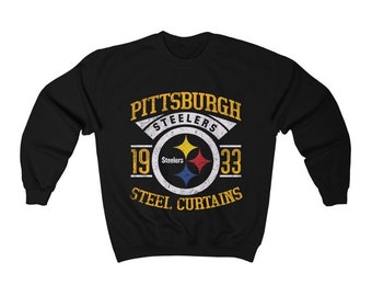 pittsburgh steelers vintage crewneck sweatshirt