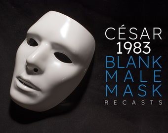 Cesar/Caesar 1983 Blank Male Mask REFUNDICIONES - Kabuki Mask - Joey Mask - Buckethead