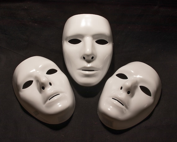 Cesar/Caesar 1983 Blank Male Mask RECASTS - Kabuki Mask - Joey Mask - Buckethead