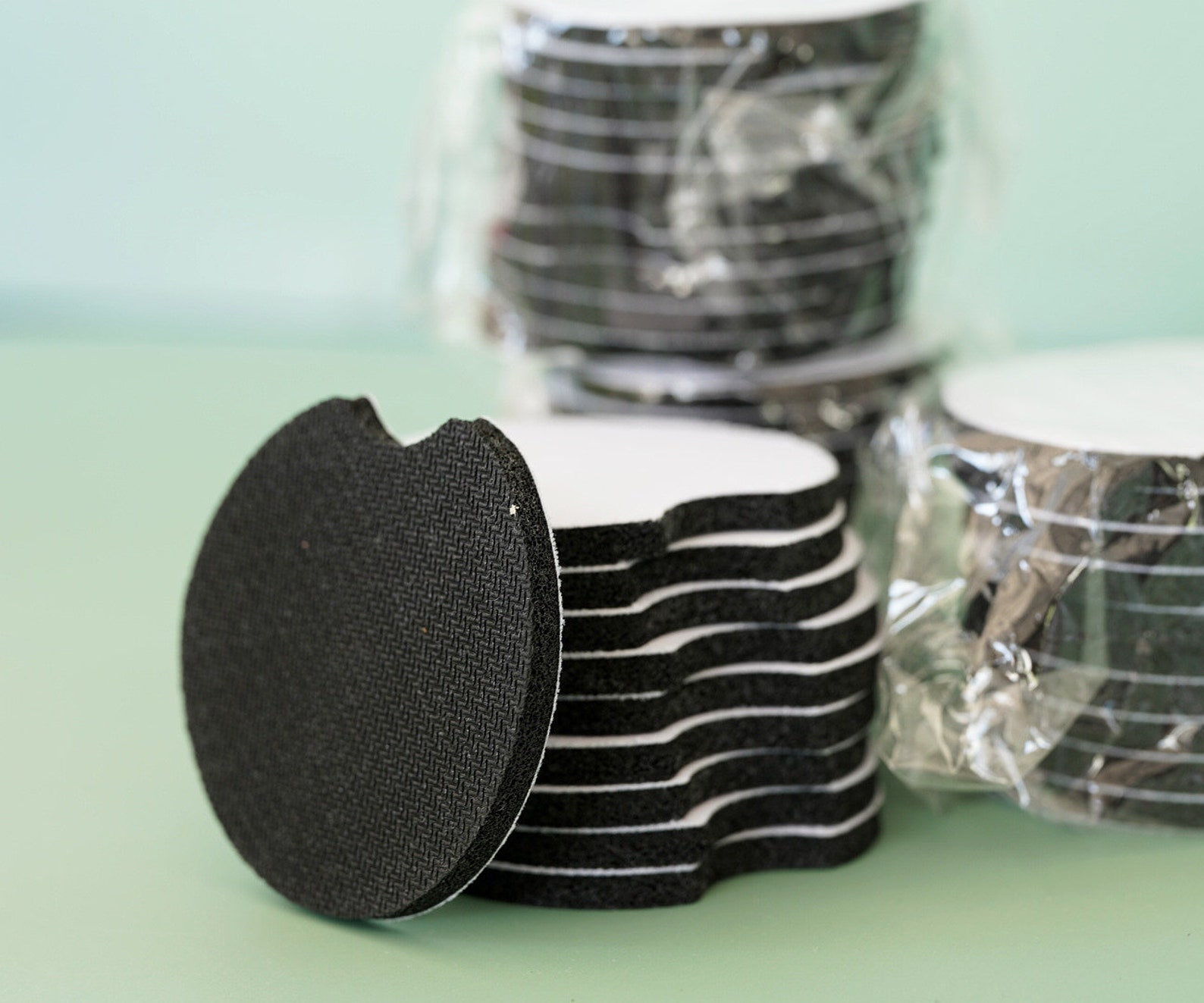 Sublimation Blank Neoprene Car Coasters Etsy