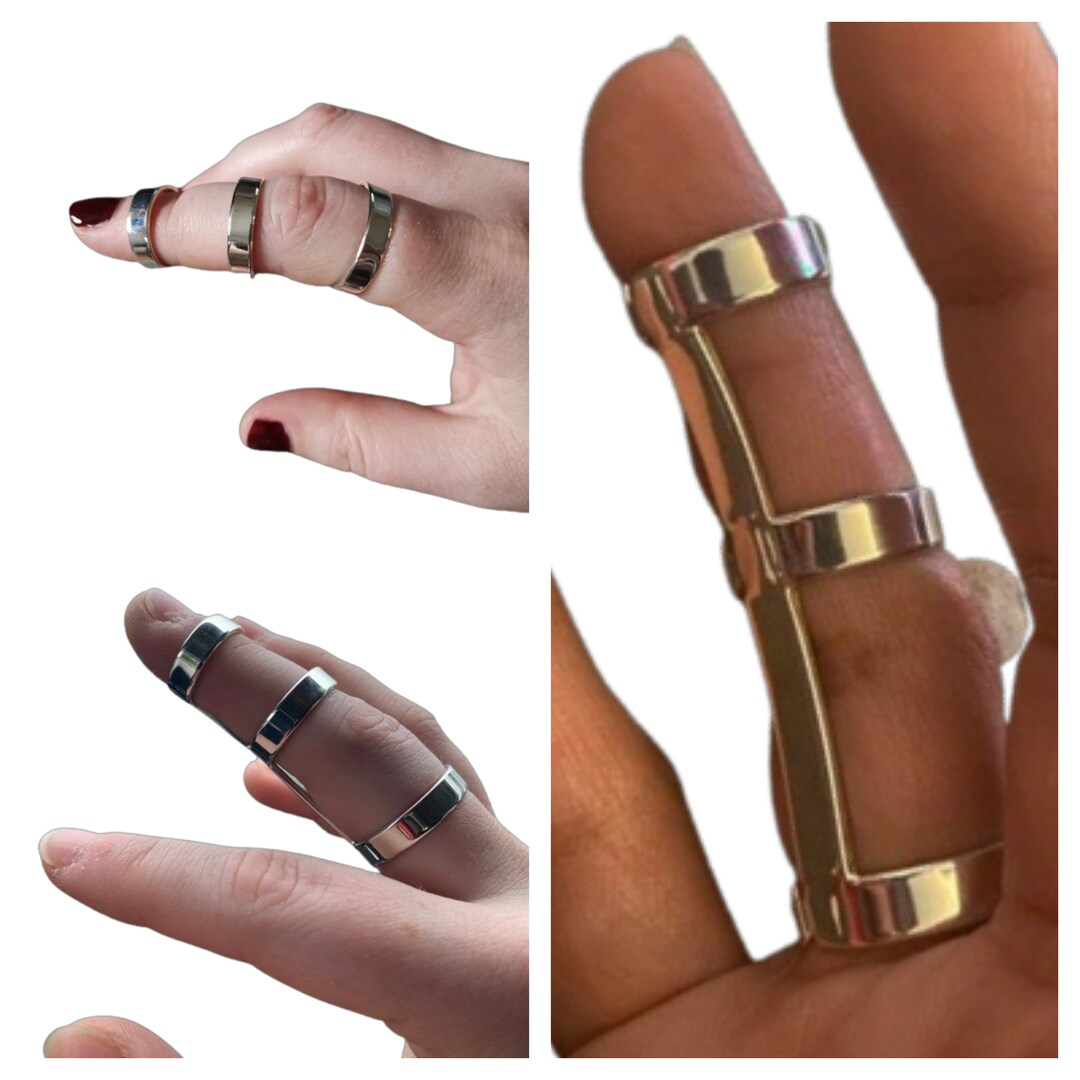 Thumb Splint 925 Silver Ring MCP Hyperextension Splint Etsy