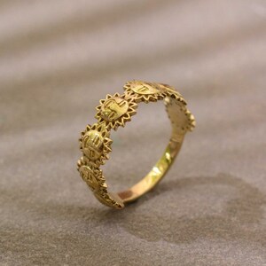 Sun Ring, Celestial Ring, Multi Sun Ring, Handmade Ring, Sun Rays Ring ...